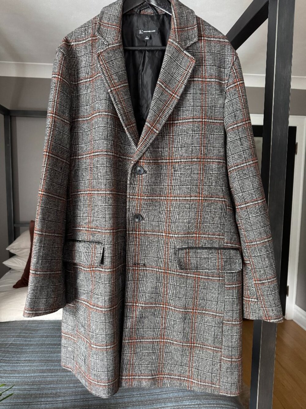 Wool Plaid Coat
